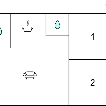 Апартаменты 2 Bedroom Awesome In